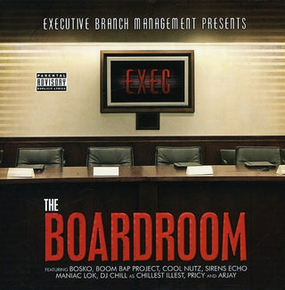 the album cover for Cool Nutz Presents - The Boardroom