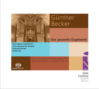 the album cover for Becker / Schmeding / Roderburg - Complete Organ Works