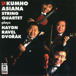 the album cover for Kumho Asiana String Qrt - Plays Haydn-Ravel & Dvorak
