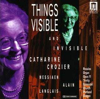 the album cover for Catharine Crozier - Things Visible & Invisible
