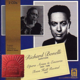 the album cover for Richard Bonelli - Opera Arias & Encores / Town Hall Recital