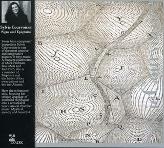 the album cover for Sylvie Courvoisier - Signs & Epigrams