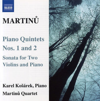 the album cover for Karel KosÃ¡rek - Piano Quartets 1 & 2