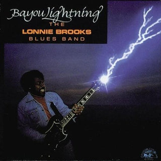 the album cover for The Lonnie Brooks Blues Band - Bayou Lightning
