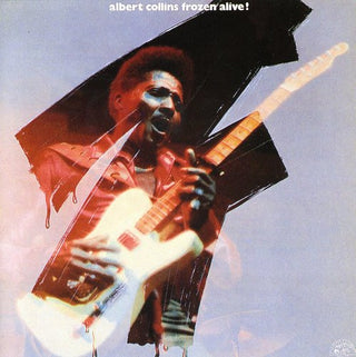 the album cover for Albert Collins - Frozen Alive