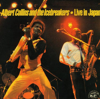the album cover for Albert Collins - Live in Japan