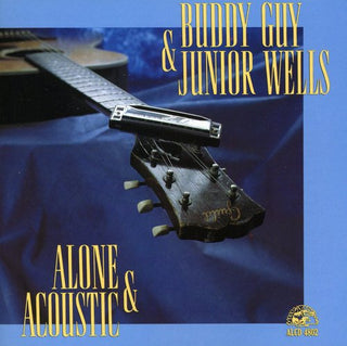 the album cover for GUY/WELLS - Alone & Acoustic