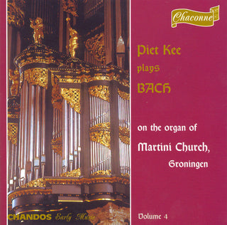 the album cover for PIET KEE - Organ Works 4