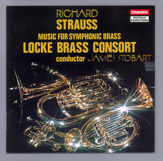the album cover for James Stobart - Music for Symphonic Brass