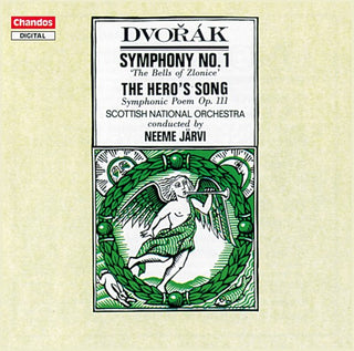 the album cover for Neeme JÃ¤rvi - Symphony 1 / Overture " Hero's Song "