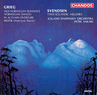 the album cover for Petri Sakari - Norwegian Dances