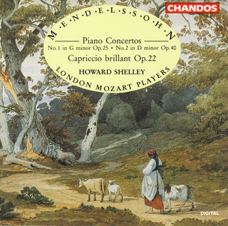the album cover for Howard Shelley - Piano Concertos 1 & 2 / Capriccio Brillant