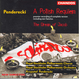 the album cover for Krzysztof Penderecki - Polish Requiem