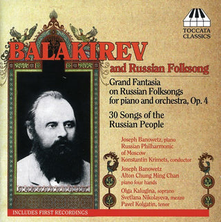 the album cover for Joseph Banowetz - Balakirev Russian Folksong