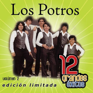 the album cover for Los Potros - 12 Grandes Exitos 2