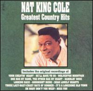 the album cover for Nat King Cole - Greatest Country Hits