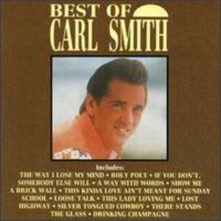 the album cover for Carl Smith - Best of
