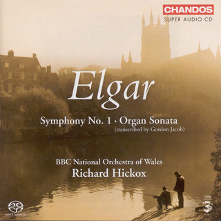 the album cover for Richard Hickox - Symphony 1 Organ Sonata
