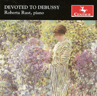 the album cover for Roberta Rust - Devoted to Debussy
