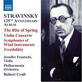 the album cover for Robert Craft - Rite of Spring / Violin Concerto