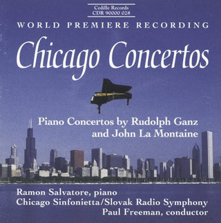 the album cover for J. Montaine - Piano Concertos