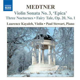 the album cover for Laurence Kayaleh - Complete Works for Violin & Piano 1