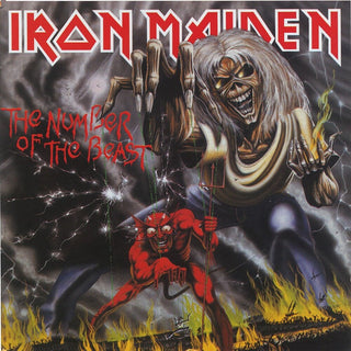 the album cover for Iron Maiden - Number Of The Beast [Import]
