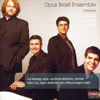 the album cover for Opus Brasil Ensemble - Music for Oboe Clarinet & Bassoon