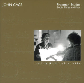 the album cover for Irvine Arditti - Freeman Etudes Books 3 & 4