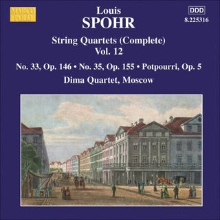 the album cover for Moscow Dima Quartet - String Quartets 12 Nos. 33 & 35