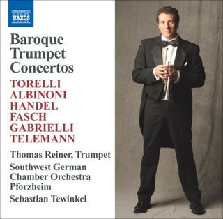 the album cover for Thomas Reiner - Baroque Trumpet Ctos