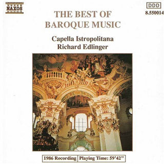 the album cover for Richard Edlinger - Best of Baroque