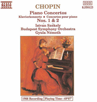 the album cover for Istvan Szekely - Piano Concerti 1 & 2