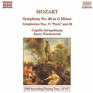 the album cover for Capella Istropolitana - Symphonies 28, 31 & 40