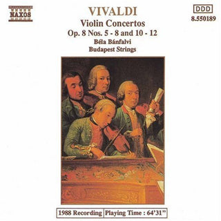 the album cover for Bela Banfalvi - Violin Concerti 5-8 & 10-12