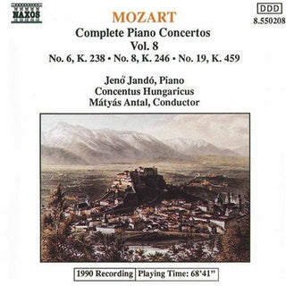 the album cover for JenÅ‘ JandÃ³ - Piano Concerti 6, 8 & 19