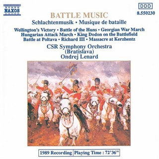 the album cover for Ondrej Lenard - Battle Music