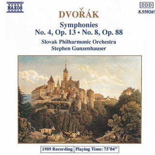 the album cover for Stephen Gunzenhauser - Symphonies 4 & 8