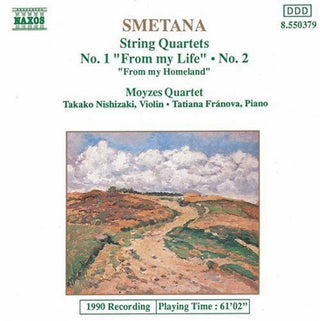 the album cover for TAKAKO NISHIZAKI - String Quartets 1 & 2 / from My Homeland