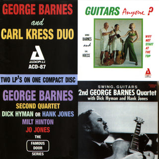 the album cover for Barnes/Kress - Guitars Anyone?/Swing Guitars
