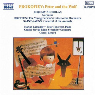 the album cover for Ondrej Lenard - Peter & the Wolf