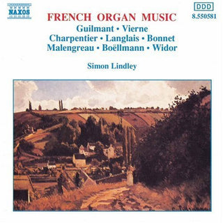 the album cover for SIMON LINDLEY - French Organ Music