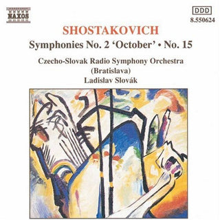 the album cover for Ladislav Slovak - Symphonies 2 & 15