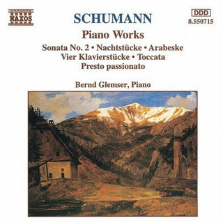 the album cover for Bernd Glemser - Piano Works / Sonata 2 / Arabeske
