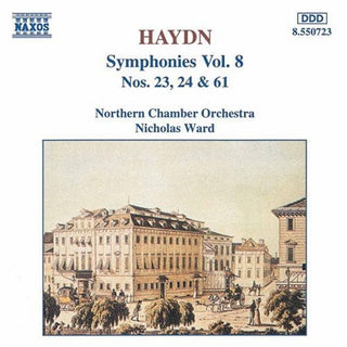 the album cover for Nicholas Ward - Symphonies 23 24 & 61