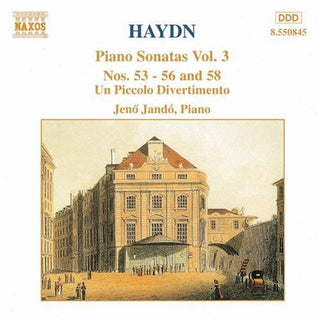the album cover for JenÅ‘ JandÃ³ - Piano Sonatas 3