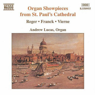 the album cover for ANDREW LUCAS - Organ Showpieces