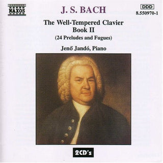 the album cover for JenÅ‘ JandÃ³ - Well-Tempered Clavier Book 2