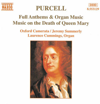 the album cover for Laurence Cummings - Full Anthems & Organ Music