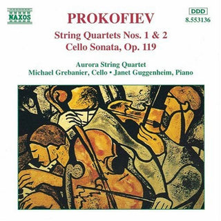the album cover for Janet Guggenheim - Strin Quartets 1 & 2 / Cello Sonata